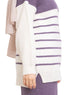 Lavender Striped Knit Suit 3 - Khotwh